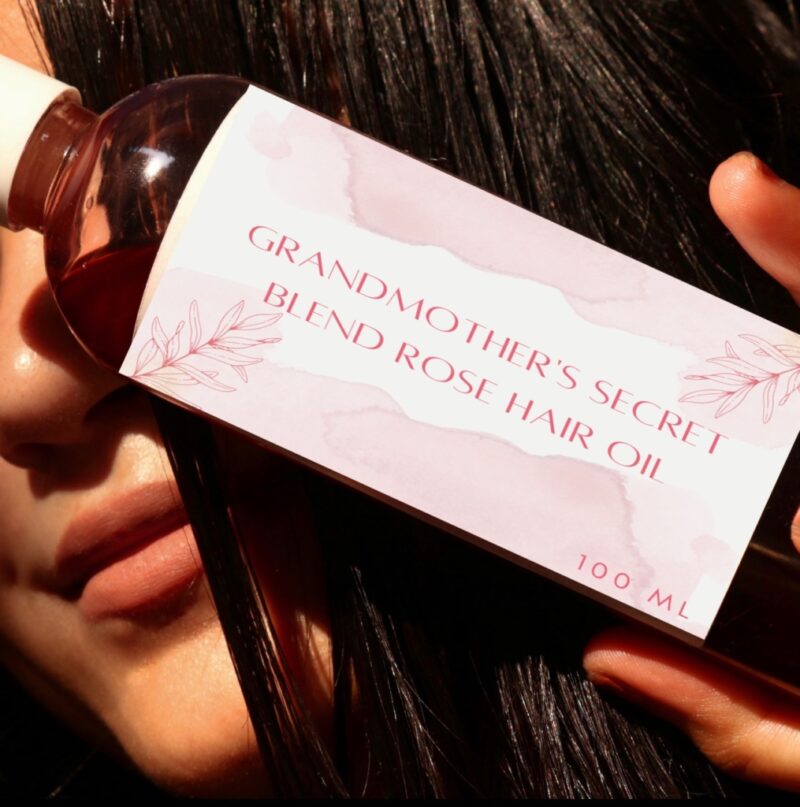 Grandmother's Secret Blend Rose Hair Oil - Image 5