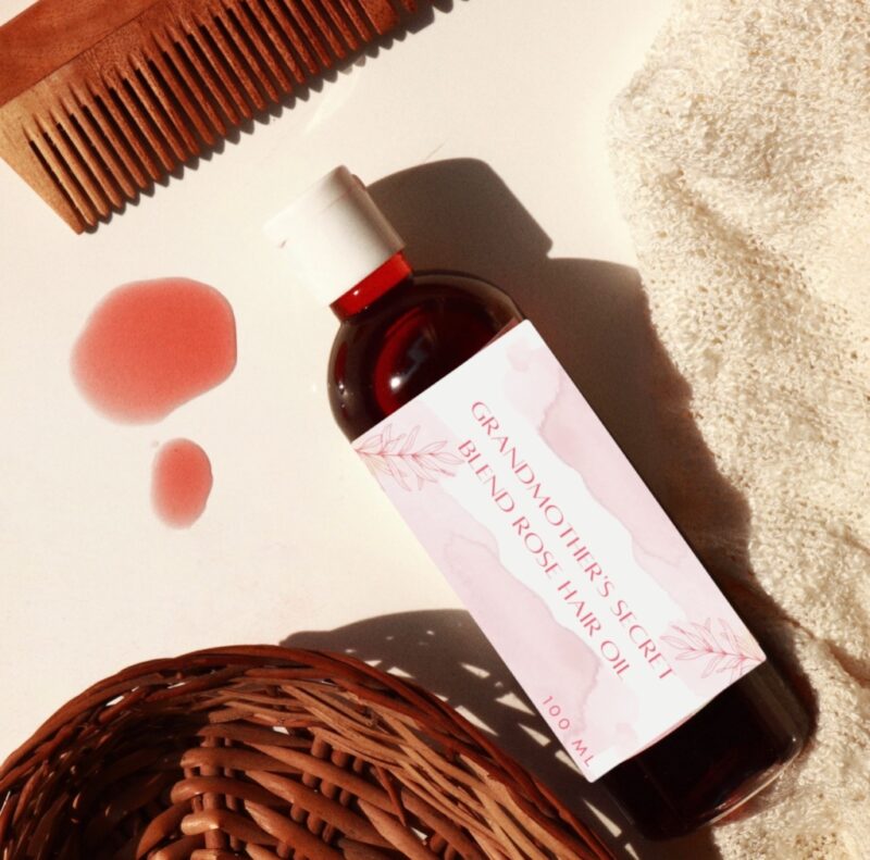 Grandmother's Secret Blend Rose Hair Oil - Image 2