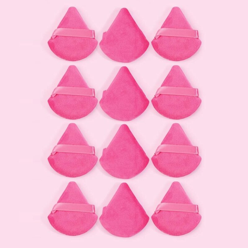 Shein 12Pcs Fan Shaped Makeup Puff Set