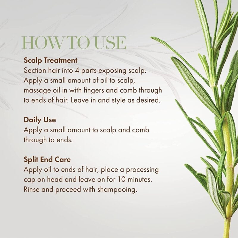 Mielle Organics Rosemary Mint Scalp & Hair Strengthening Oil - Image 3