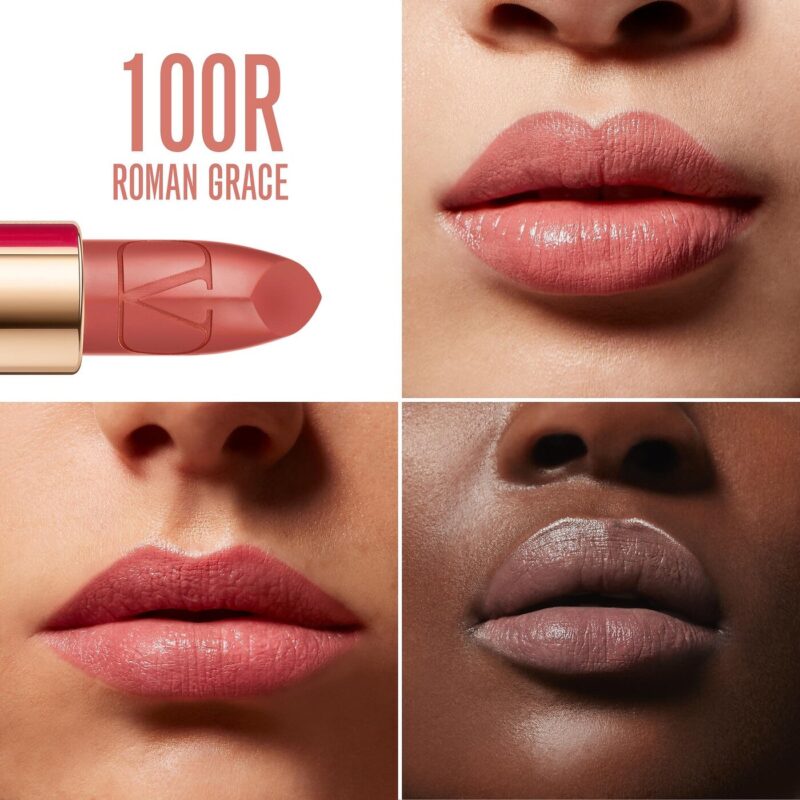 Valentino Rosso Valentino High Pigment Refillable Lipstick Mini 1gm - 100R Roman Grace - Image 3