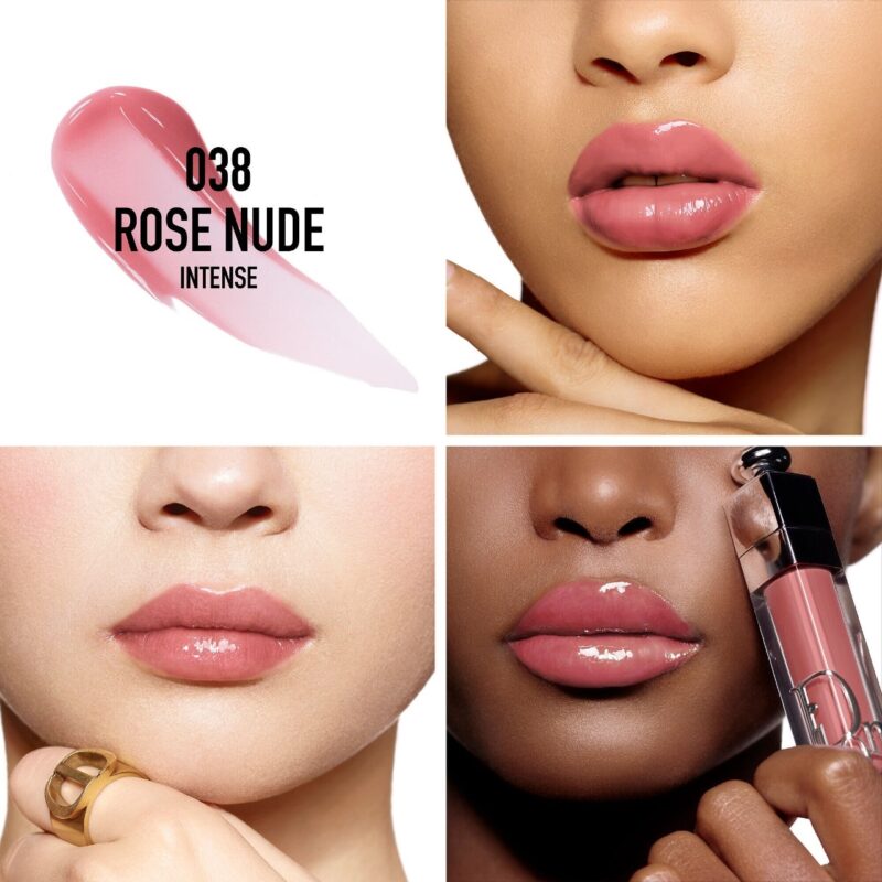 Dior Addict Lip Maximizer Plumping Gloss 038 Rose Nude Mini - Image 3