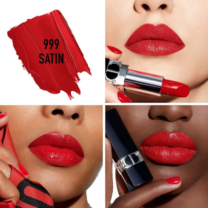 Dior Rouge Dior Lipstick Mini - 999 Satin - Image 3