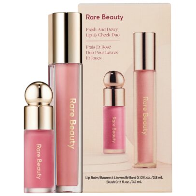 Rare Beauty Fresh and Dewy Lip & Cheek Duo Set