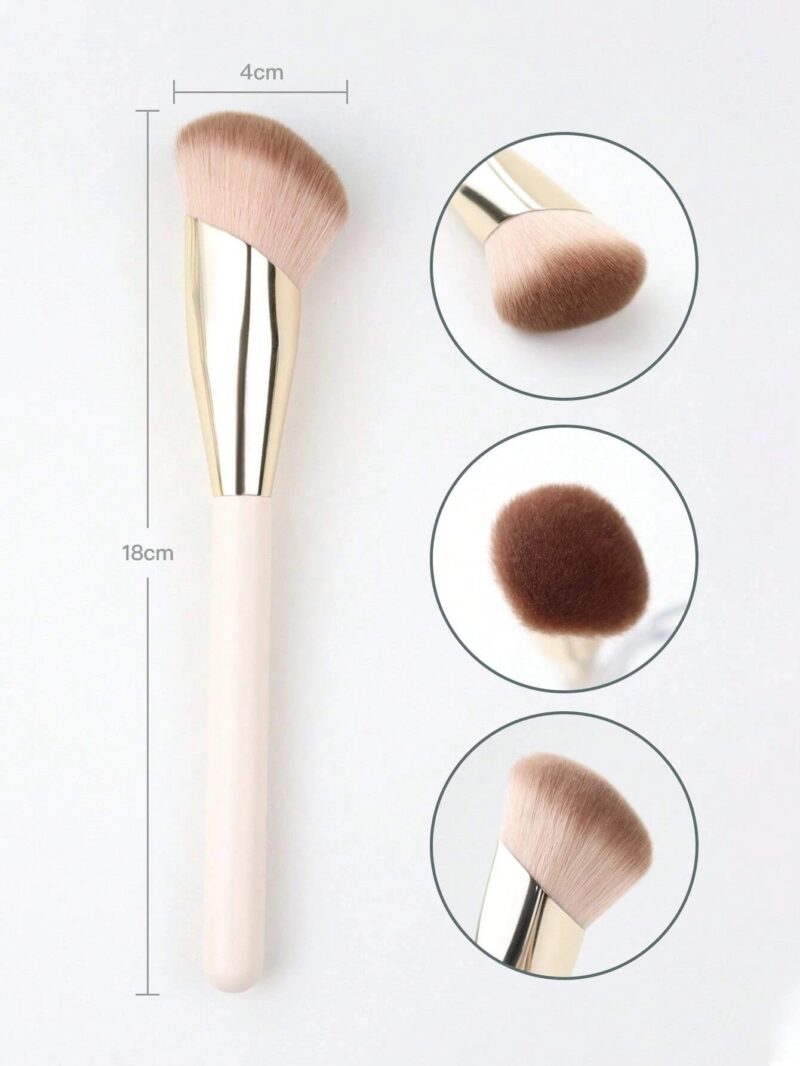 Shein 1 Pc Blush/Foundation Brush Beige - Image 2