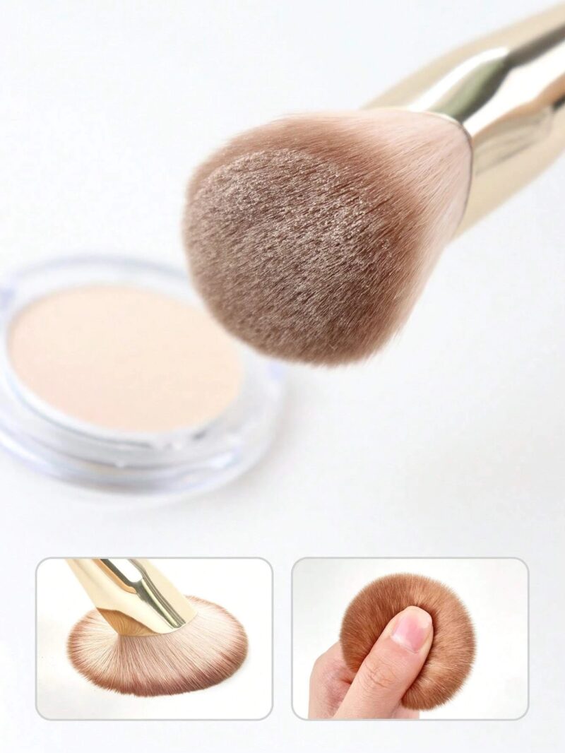 Shein 1 Pc Blush/Foundation Brush Beige - Image 3