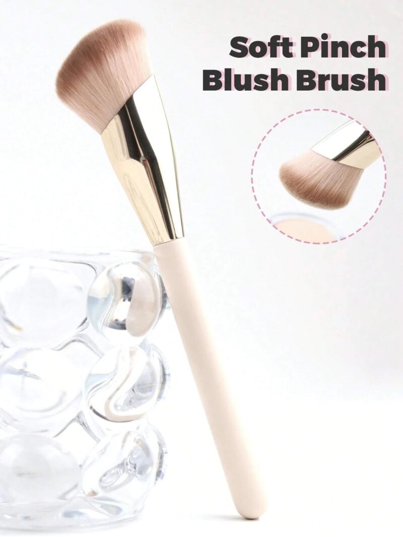 Shein 1 Pc Blush/Foundation Brush Beige