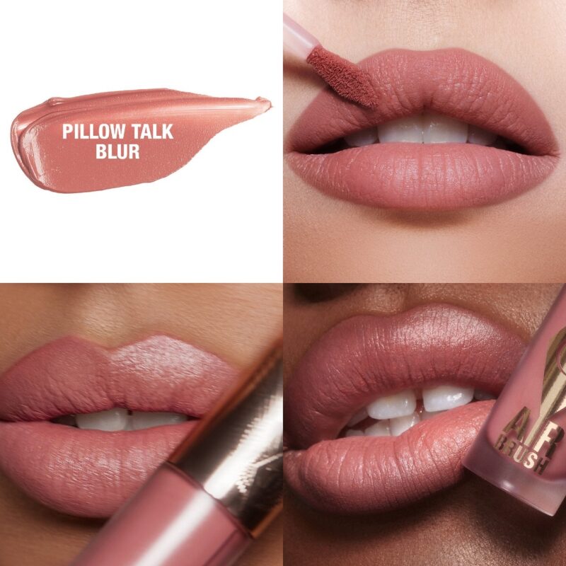 Charlotte Tilbury Airbrush Flawless Matte Lip Blur Liquid Lipstick Pillow Talk Blur Mini 1 ML - Image 2
