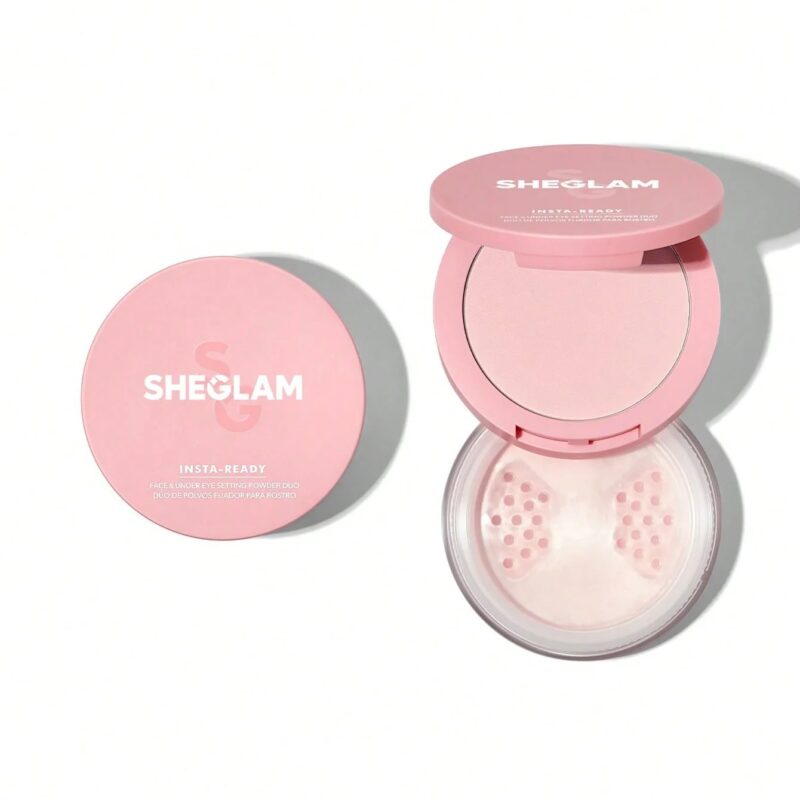 Sheglam Insta-Ready Face & Under Eye Setting Powder Duo - Image 5