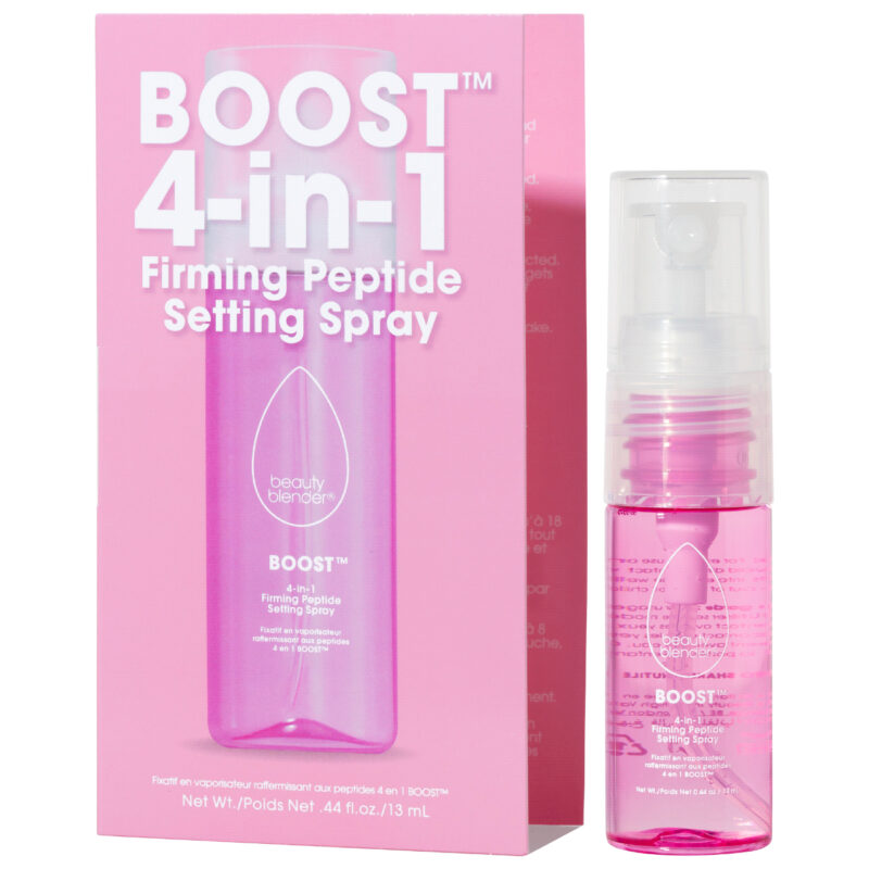 Beautyblender Boost 4-In-1 Firming Peptide 18-Hour Setting Spray Mini 13 ML
