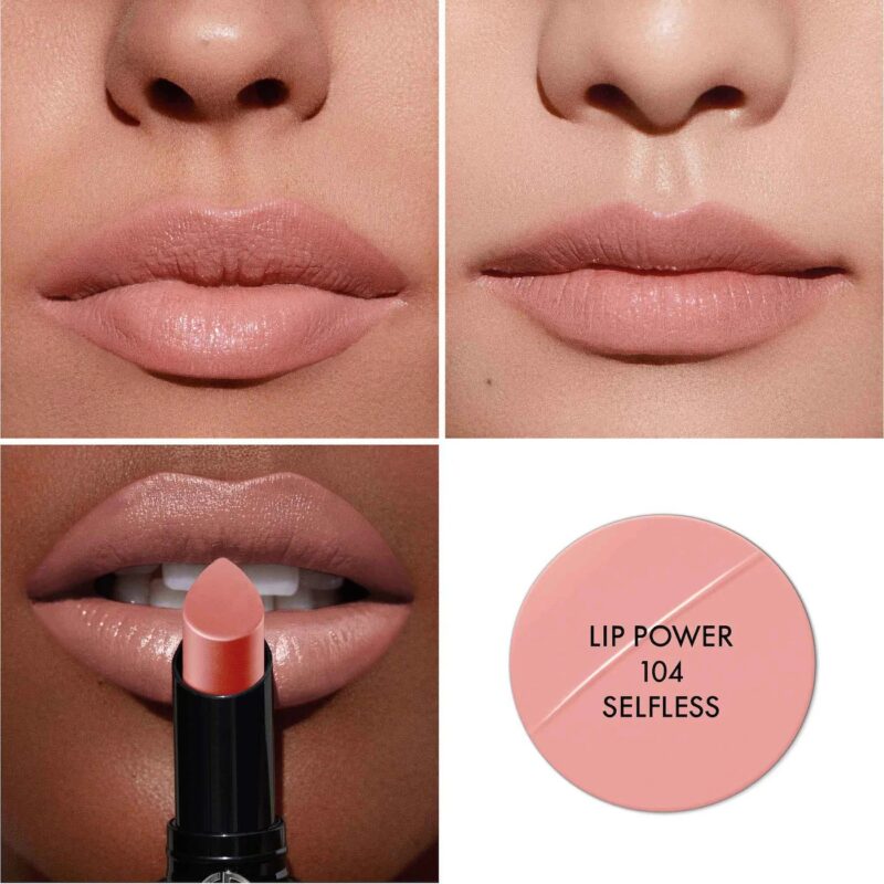 Giorgio Armani Lip Power Long Lasting Lipstick Mini 1.4 GM - 104 Selfless - Image 3