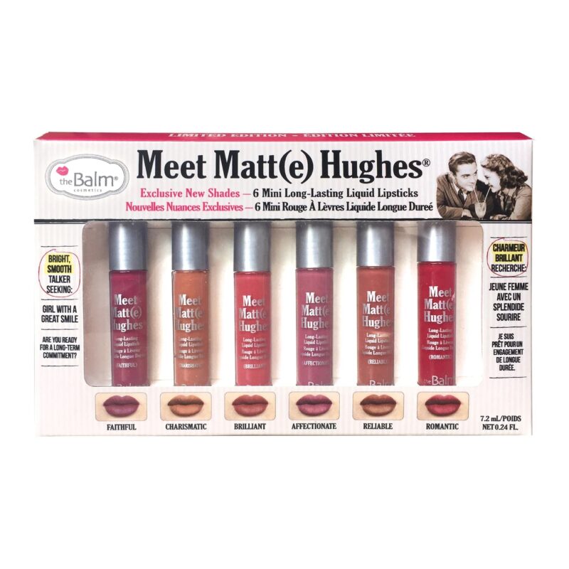Thebalm Cosmetics Meet Matte Hughes Liquid Lipsticks Mini Kit - #2