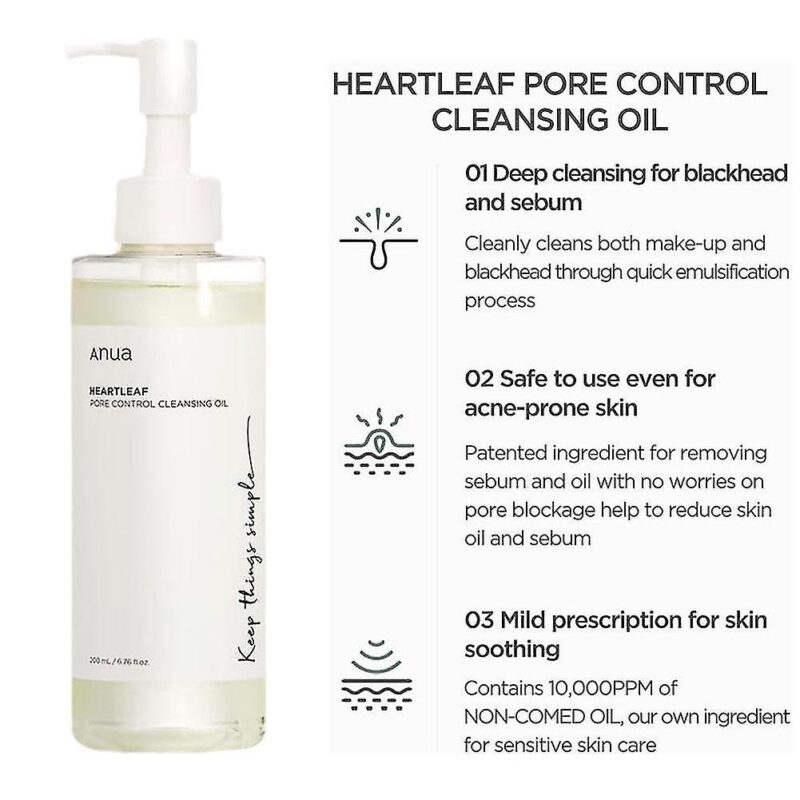 Anua Heartleaf Pore Control Cleansing Oil - Image 4