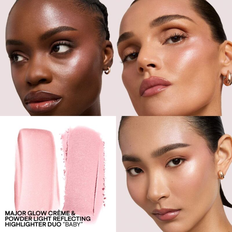 Patrick Ta Major Glow Creme & Powder Light Reflecting Translucent Highlighter Duo - Image 2