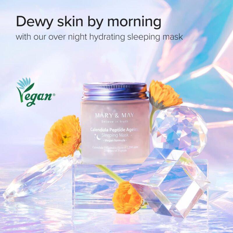 Mary&May - Calendula Peptide Ageless Sleeping Mask 110 GM - Image 2