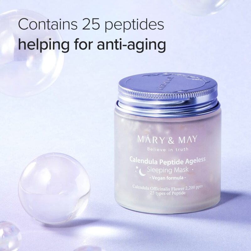 Mary&May - Calendula Peptide Ageless Sleeping Mask 110 GM - Image 4