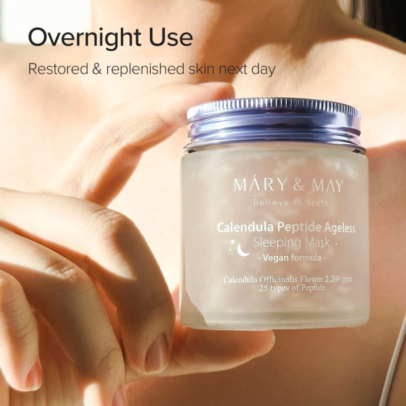 Mary&May - Calendula Peptide Ageless Sleeping Mask 110 GM - Image 5