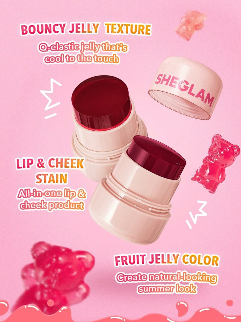 Sheglam Jelly-Licious Hydrating Lip & Blush Tint - Image 3