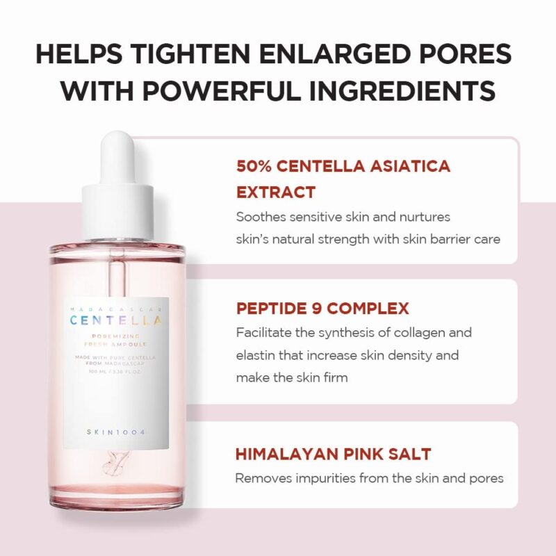 SKIN 1004 Madagascar Centella Poremizing Fresh Ampoule 100 ml - Image 2