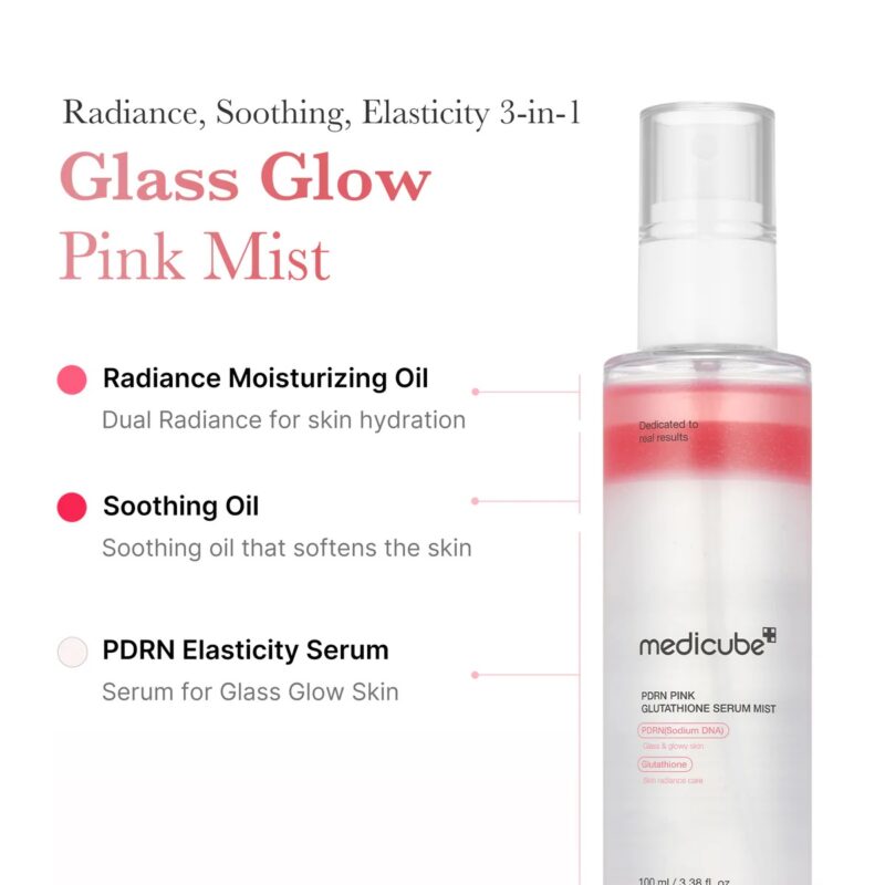 Medicube PDRN Pink Glutathione Serum Mist - Image 3