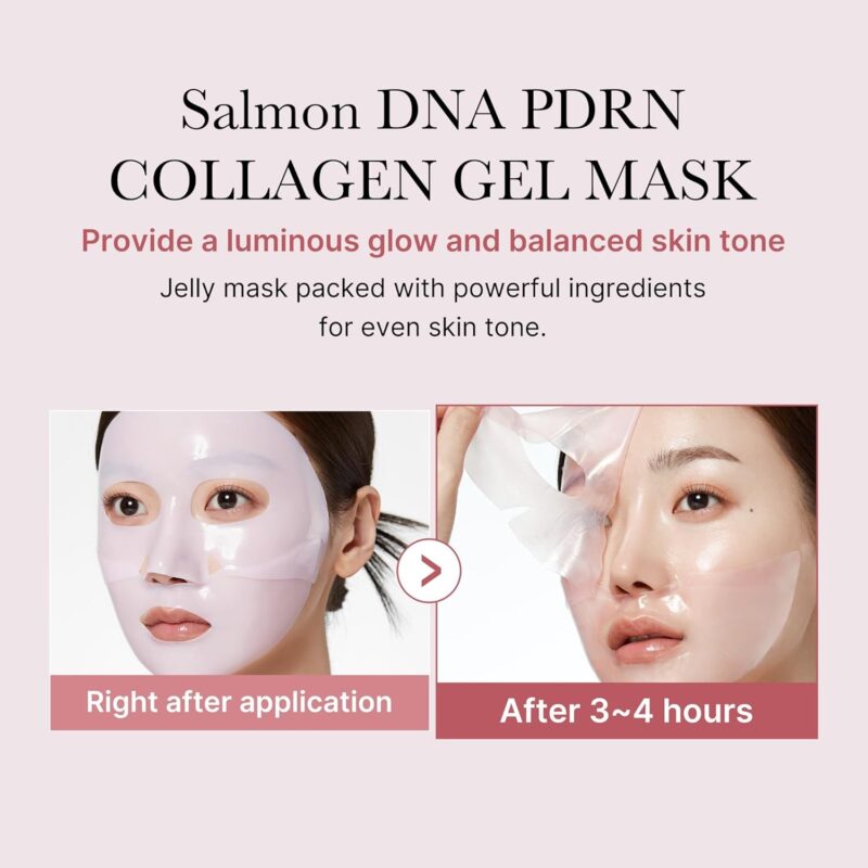 Medicube Salmon PDRN Pink Collagen Jelly Gel Mask 1Pc - Image 2