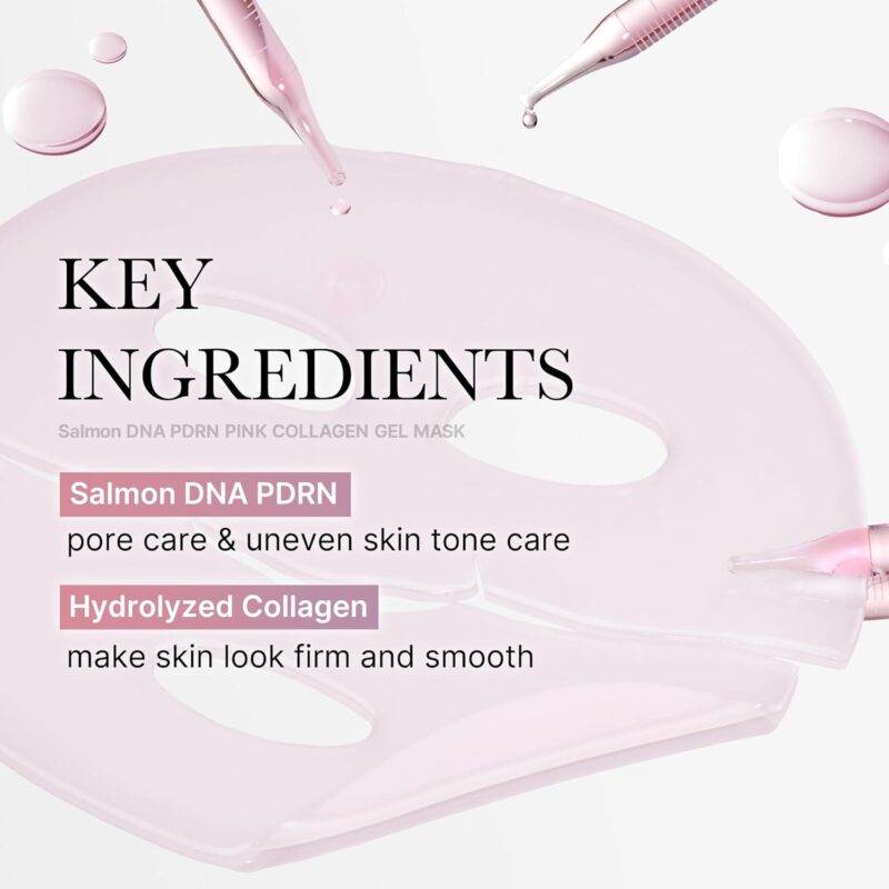 Medicube Salmon PDRN Pink Collagen Jelly Gel Mask 1Pc - Image 5