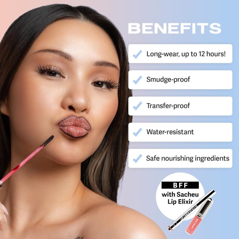 Sacheu Lip Liner Stay-N Peel-Off Lip Liner Stain - Image 17