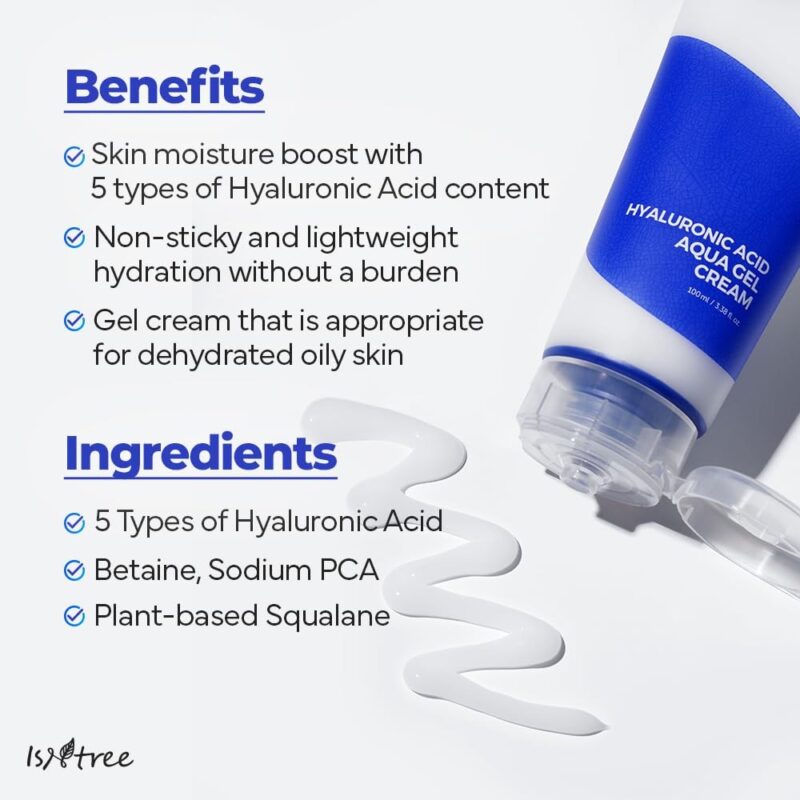Isntree Hyaluronic Acid Aqua Gel Cream 100 ML - Image 3