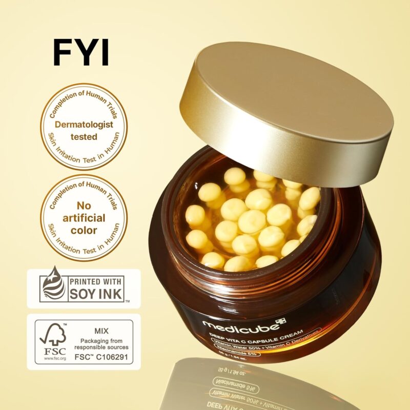 Medicube Deep Vitamin C Golden Capsule Face Moisturizer - Image 3