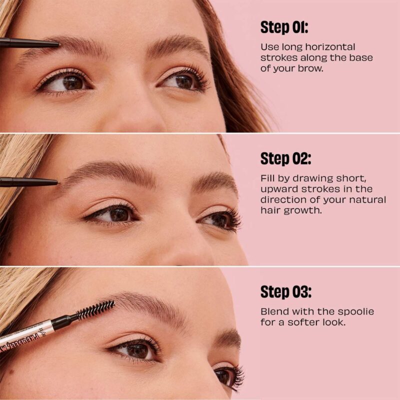 Benefit Precisely My Brow Pencil Mini 0.026 Gm - 3.5 Neutral Medium Brown - Image 4