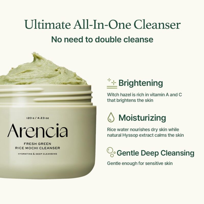 Arencia Rice Mochi Face Cleanser - Image 3