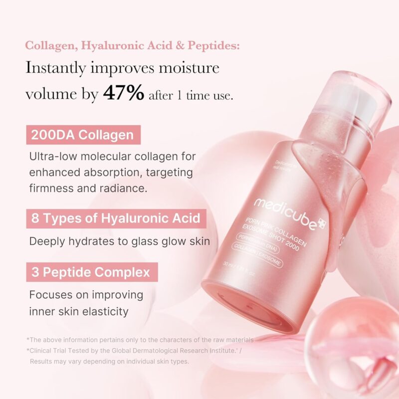 Medicube PDRN Pink Collagen Exosome Shot Serum - Image 3