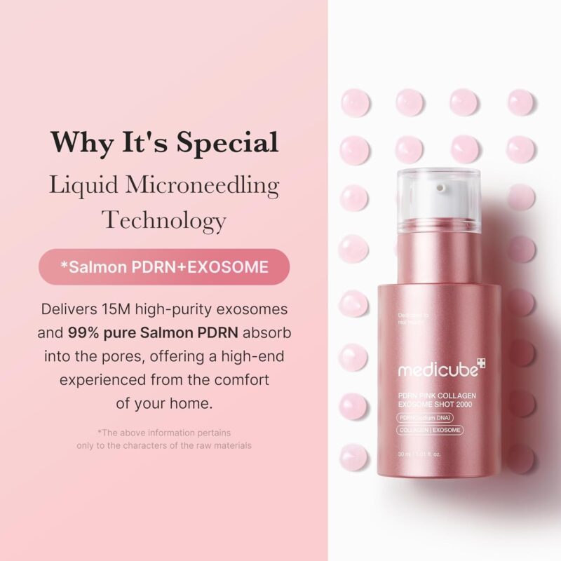 Medicube PDRN Pink Collagen Exosome Shot Serum - Image 4