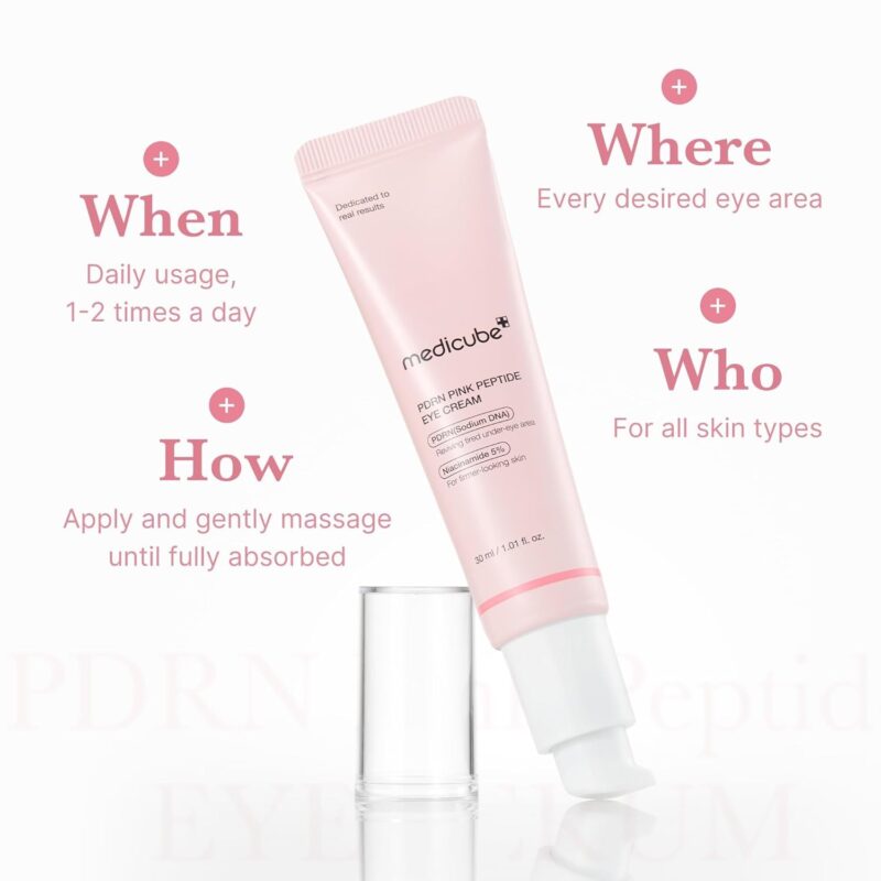 Medicube PDRN Pink Peptide Eye Cream - Image 6