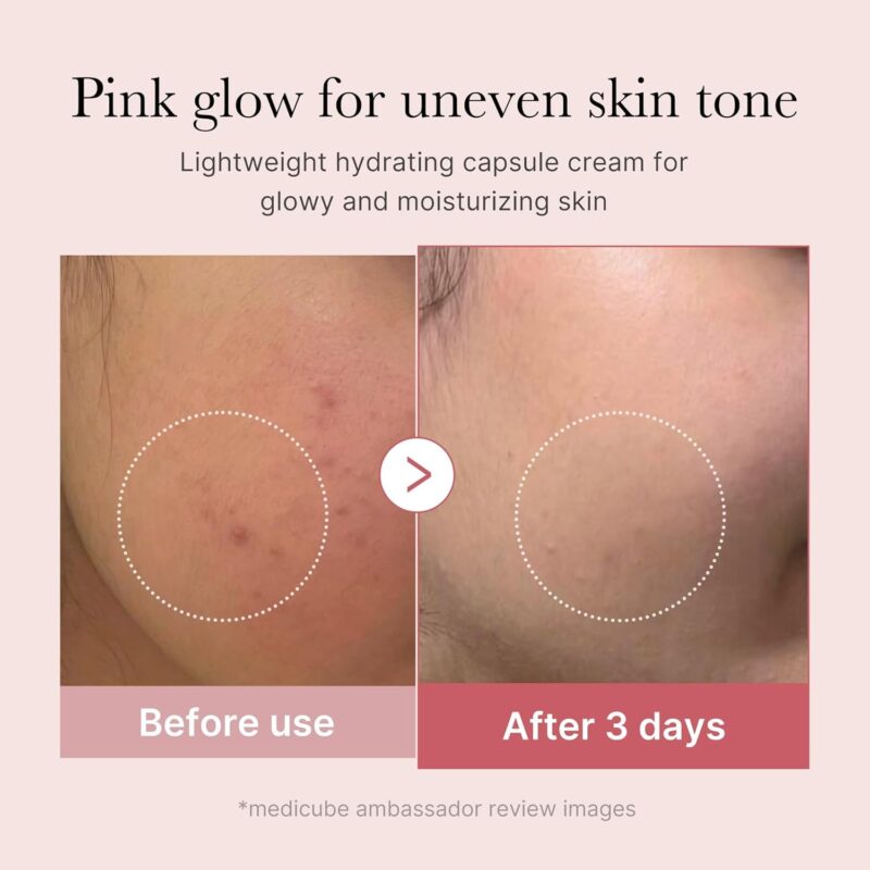 Medicube Salmon DNA PDRN Pink Collagen Capsule Cream - Image 4