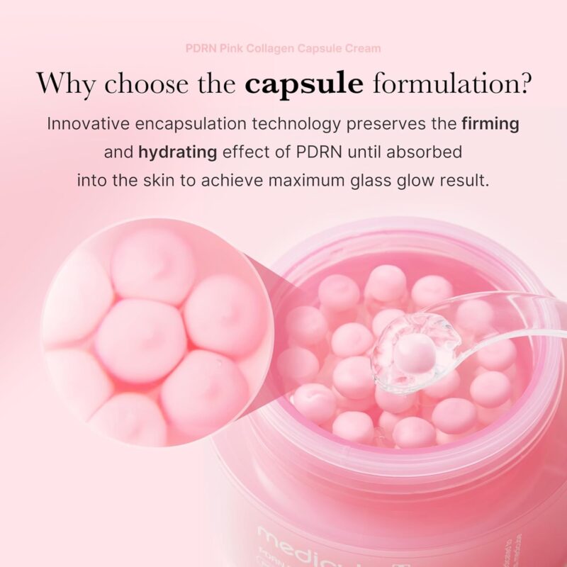 Medicube Salmon DNA PDRN Pink Collagen Capsule Cream - Image 5