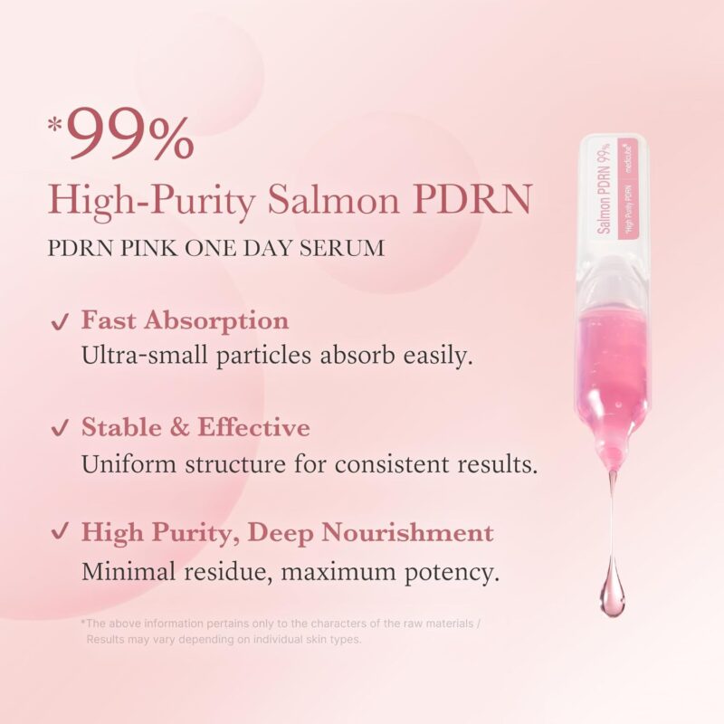 Medicube Salmon DNA PDRN Pink One Day Serum - Image 4