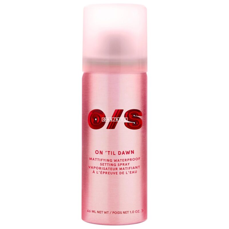 One Size Beauty On Til Dawn Mattifying Waterproof Setting Spray Mini